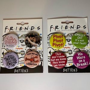 NWT- ‘FRIENDS’; BUTTONS (8 count).